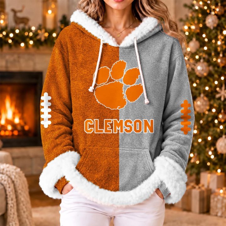 Clemson Tigers | Women's Fleece Football Hoodie K77885