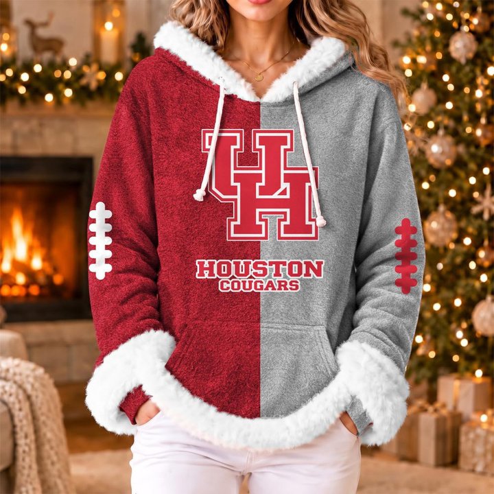Houston Cougars | Women's Fleece Football Hoodie K77885