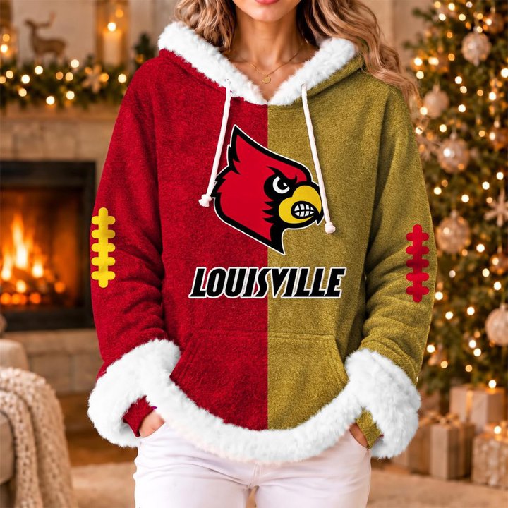 Louisville Cardinals | Women's Fleece Football Hoodie K77885