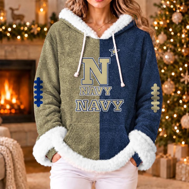 Navy Midshipmen | Women's Fleece Football Hoodie K77885