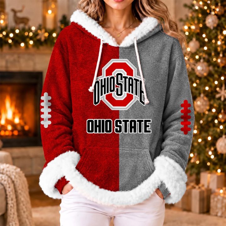 Ohio State Buckeyes | Women's Fleece Football Hoodie K77885