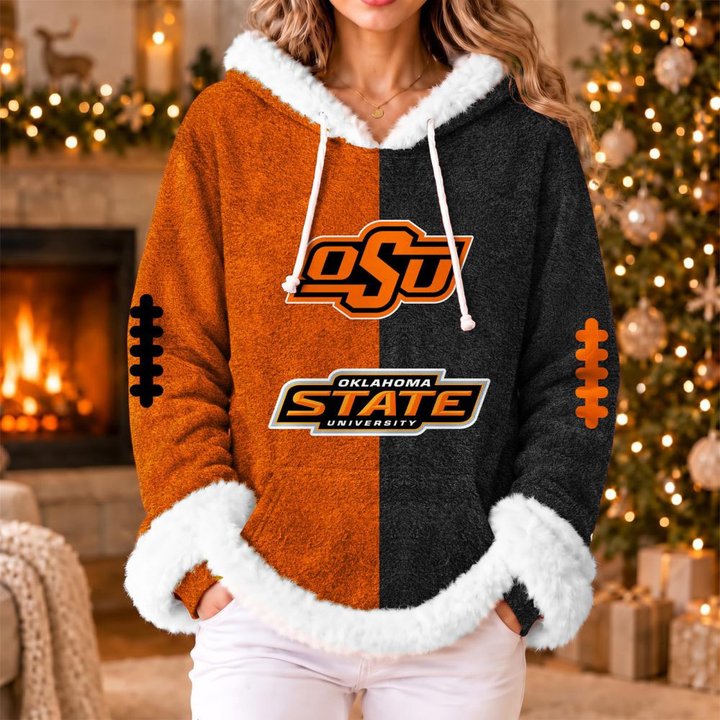 Oklahoma State Cowboys | Women's Fleece Football Hoodie K77885