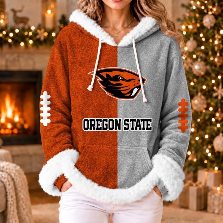 Oregon State Beavers | Women's Fleece Football Hoodie K77885