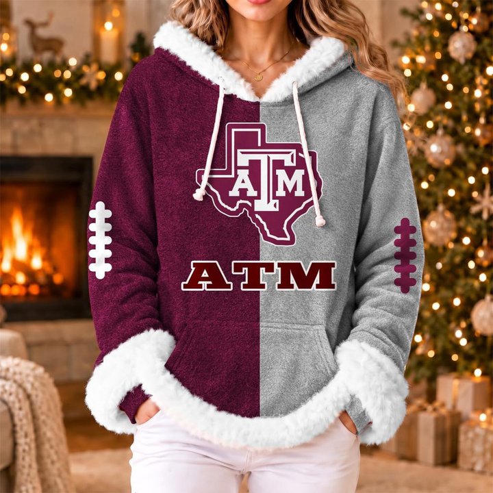 Texas A&M Aggies | Women's Fleece Football Hoodie K77885