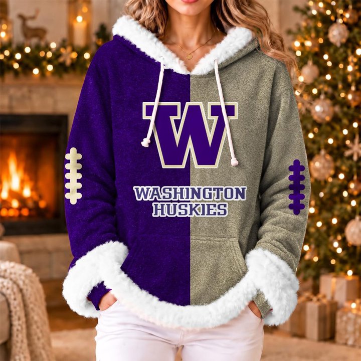Washington Huskies | Women's Fleece Football Hoodie K77885