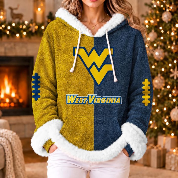 West Virginia Mountaineers | Women's Fleece Football Hoodie K77885
