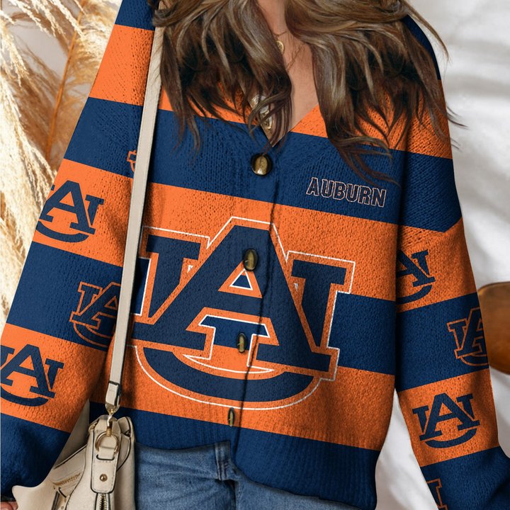 Auburn Tigers | Unisex V-neck Knitted Fleece k77225