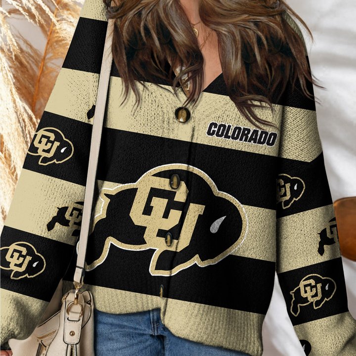 Colorado Buffaloes | Unisex V-neck Knitted Fleece k77225