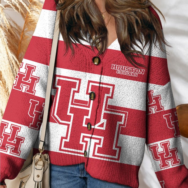 Houston Cougars | Unisex V-neck Knitted Fleece k77225