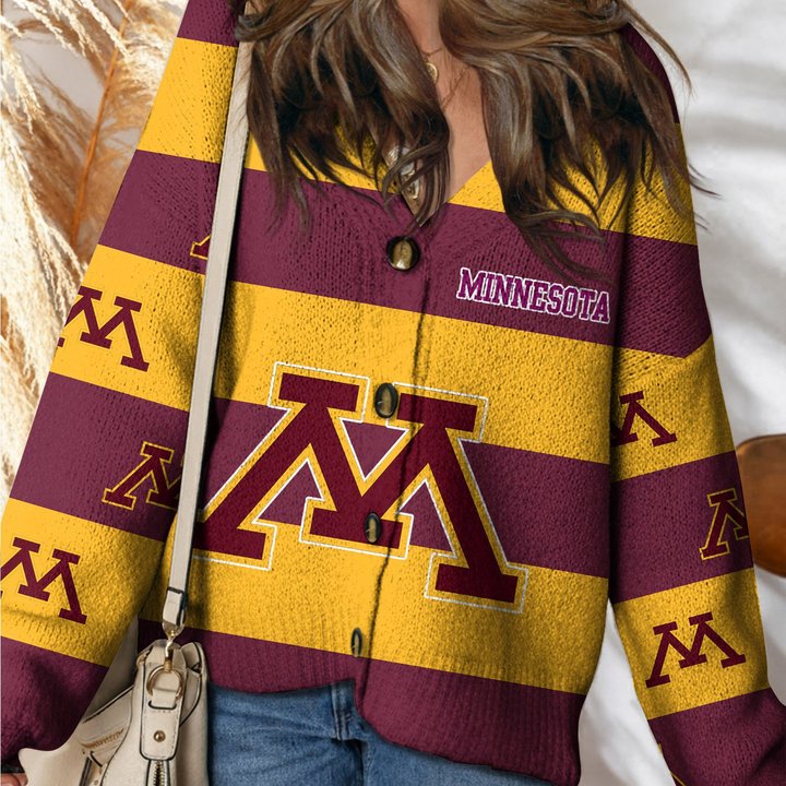 Minnesota Golden Gophers | Unisex V-neck Knitted Fleece k77225