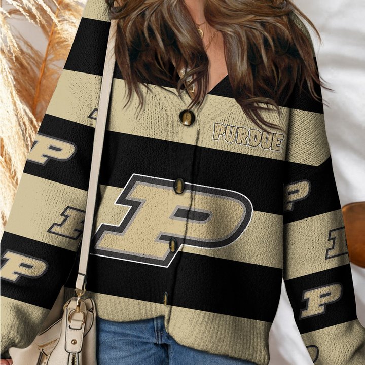 Purdue Boilermakers | Unisex V-neck Knitted Fleece k77225