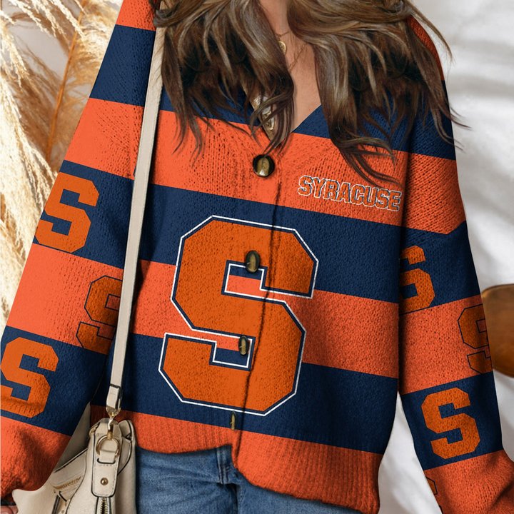 Syracuse Orange | Unisex V-neck Knitted Fleece k77225