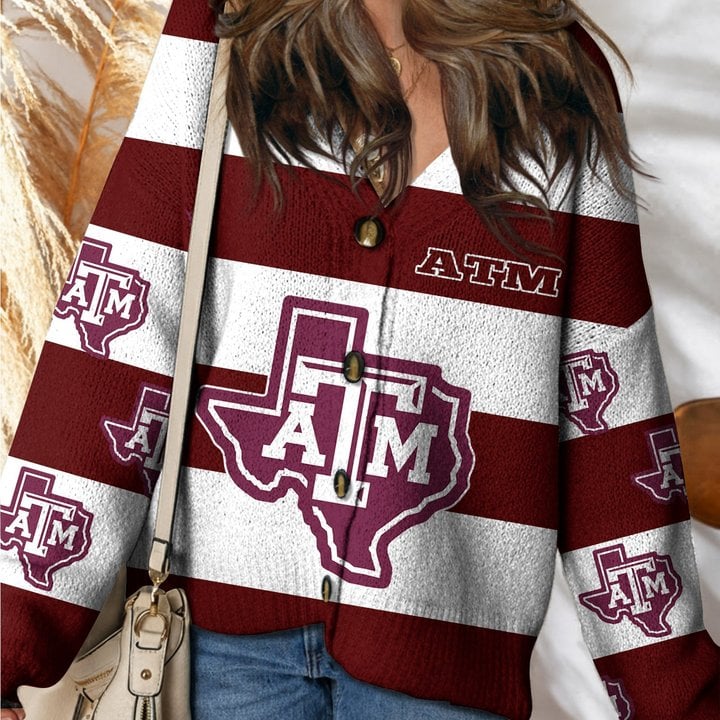 Texas A&M Aggies | Unisex V-neck Knitted Fleece k77225