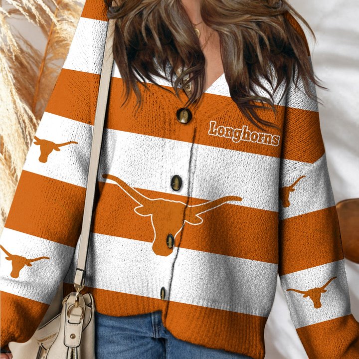 Texas Longhorns | Unisex V-neck Knitted Fleece k77225