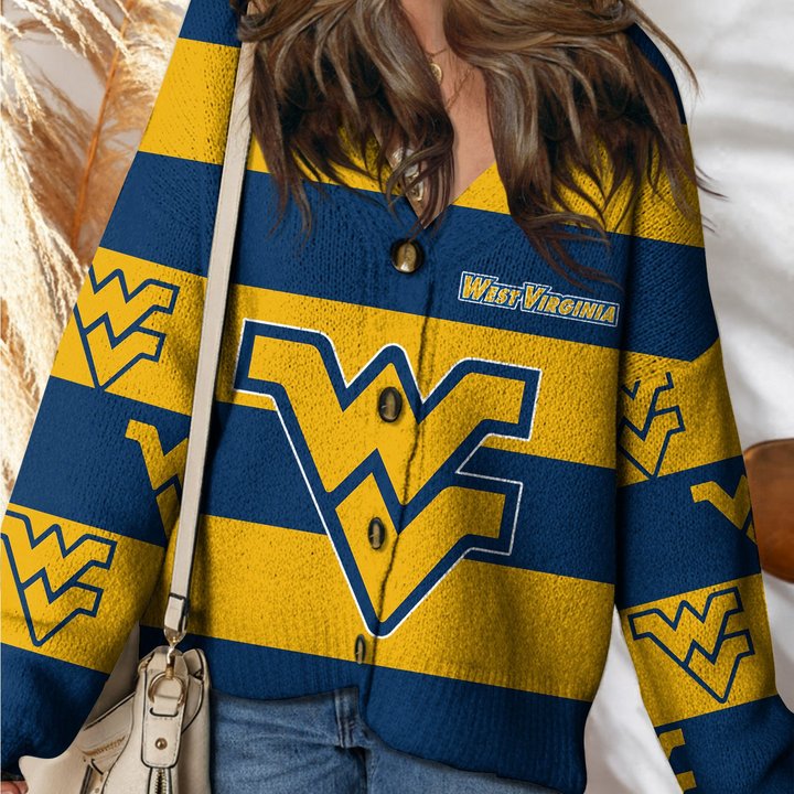 West Virginia Mountaineers | Unisex V-neck Knitted Fleece k77225