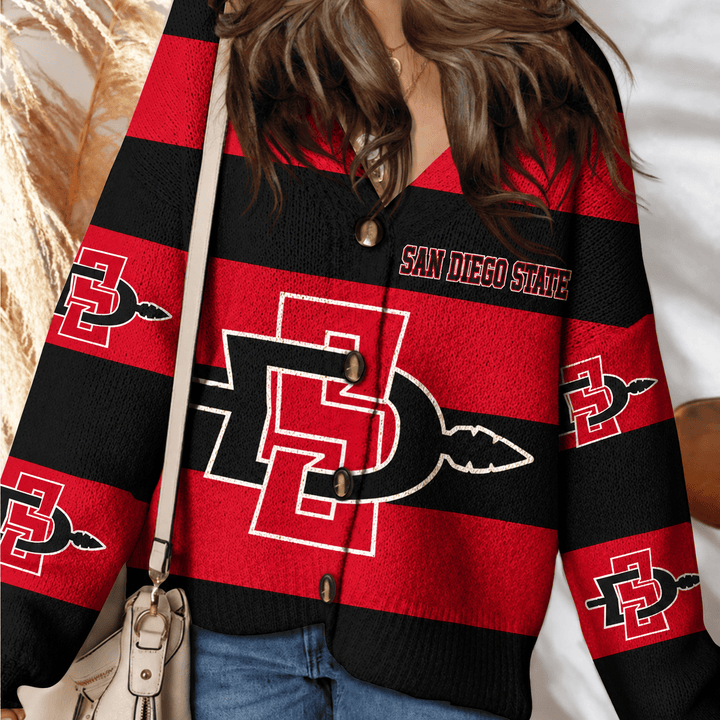 San Diego State Aztecs | Unisex V-neck Knitted Fleece k77225