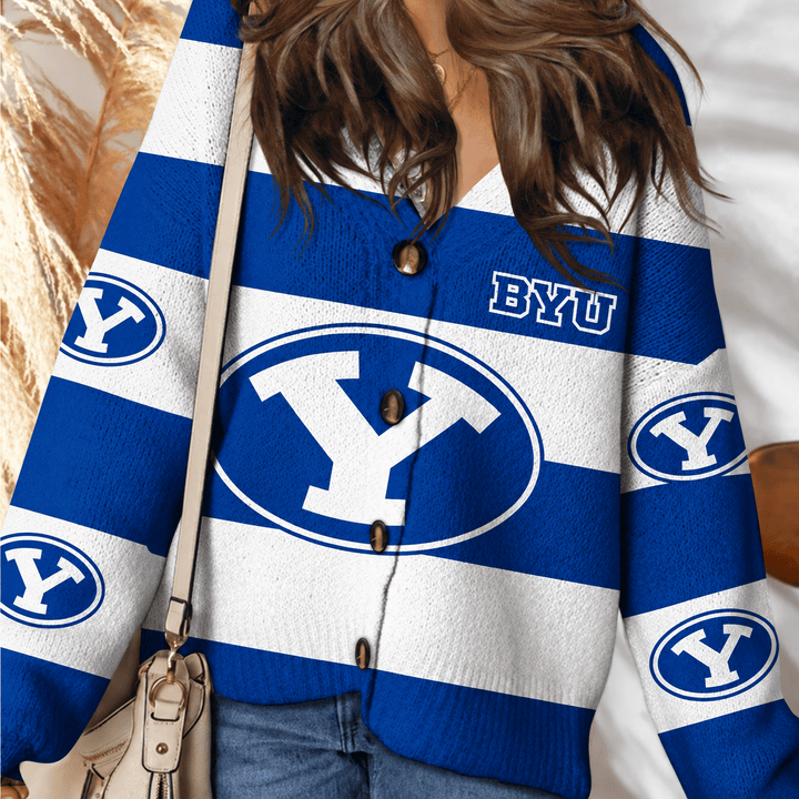 BYU Cougars | Unisex V-neck Knitted Fleece k77225
