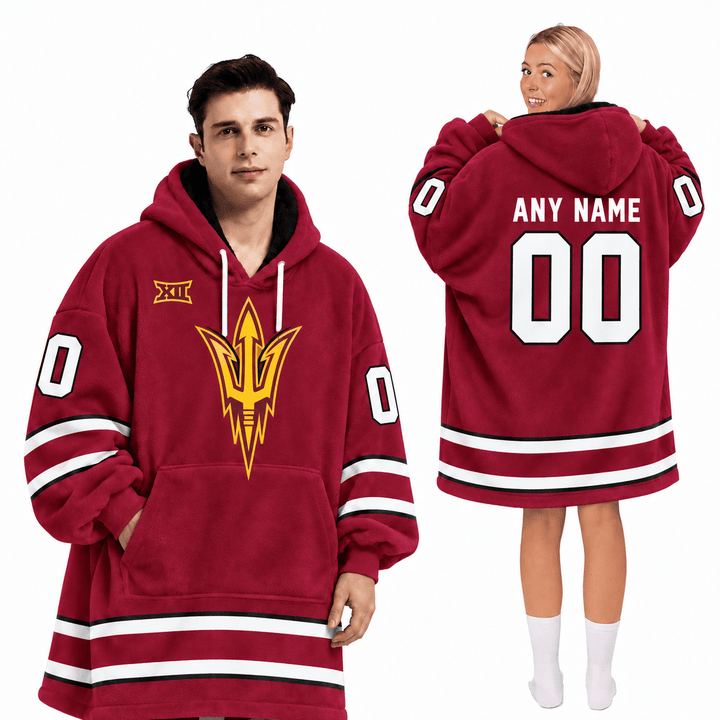 Arizona State Sun Devils | Football Unisex Blanket Hoodie BH85632