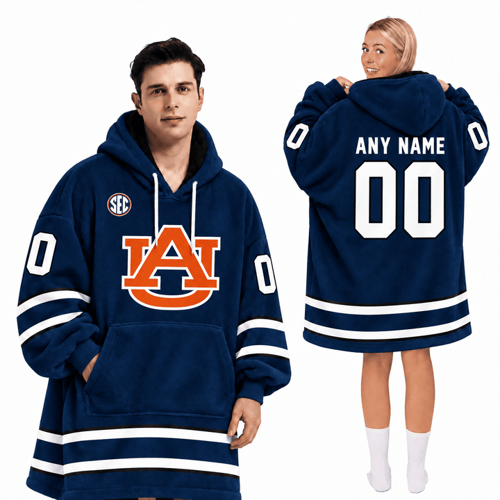 Auburn Tigers | Football Unisex Blanket Hoodie BH85632