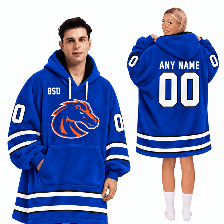 Boise State Broncos | Football Unisex Blanket Hoodie BH85632