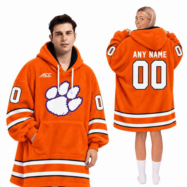 Clemson Tigers | Football Unisex Blanket Hoodie BH85632