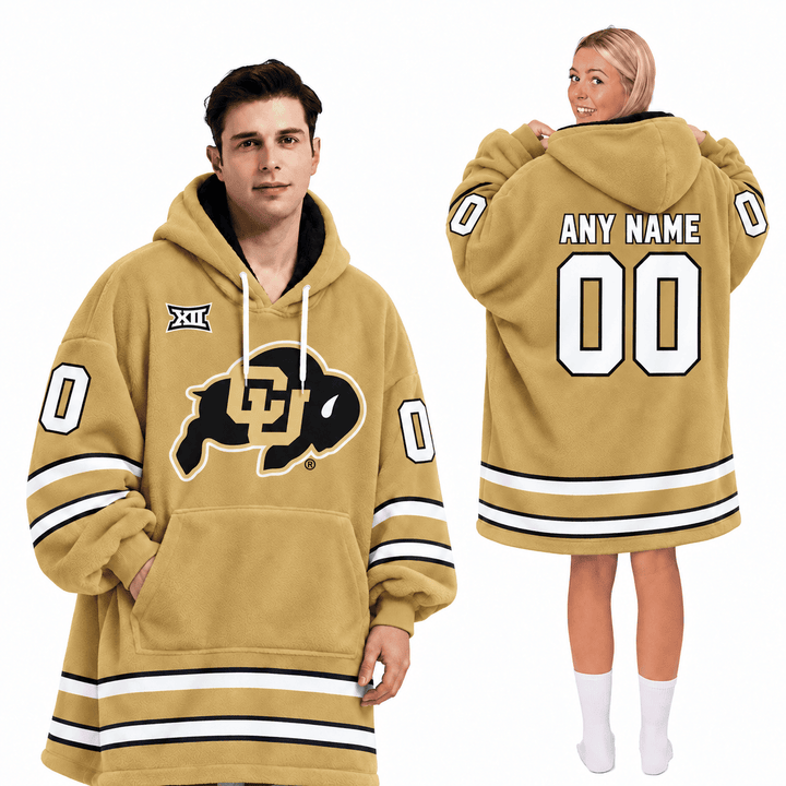 Colorado Buffaloes | Football Unisex Blanket Hoodie BH85632