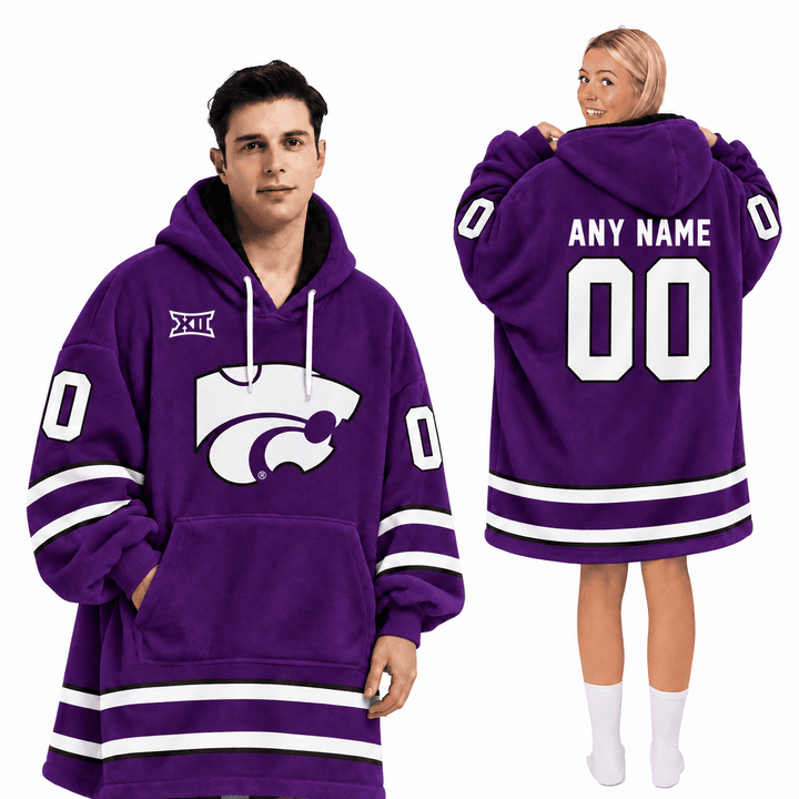 Kansas State Wildcats | Football Unisex Blanket Hoodie BH85632