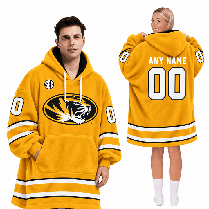 Missouri Tigers | Football Unisex Blanket Hoodie BH85632