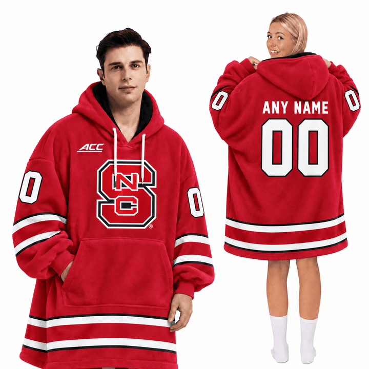 NC State Wolfpack | Football Unisex Blanket Hoodie BH85632