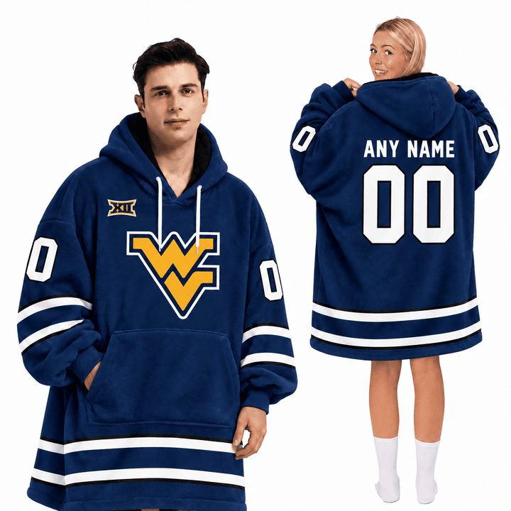 West Virginia Mountaineers | Football Unisex Blanket Hoodie BH85632