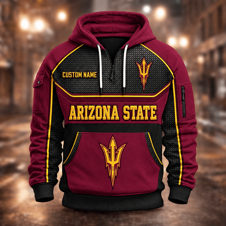 Arizona State Sun Devils | Football Quarter Zip Hoodie K53395
