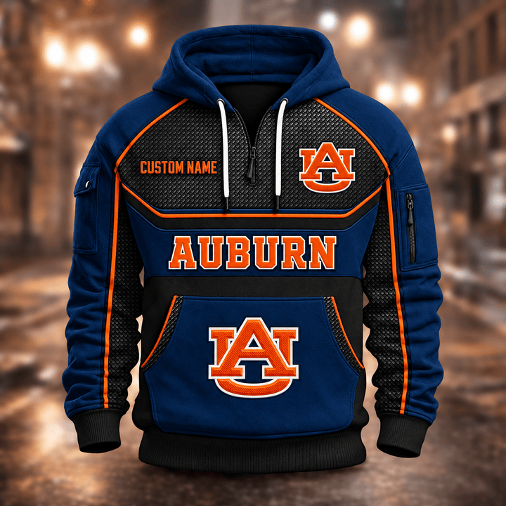 Auburn Tigers | Football Quarter Zip Hoodie K53395