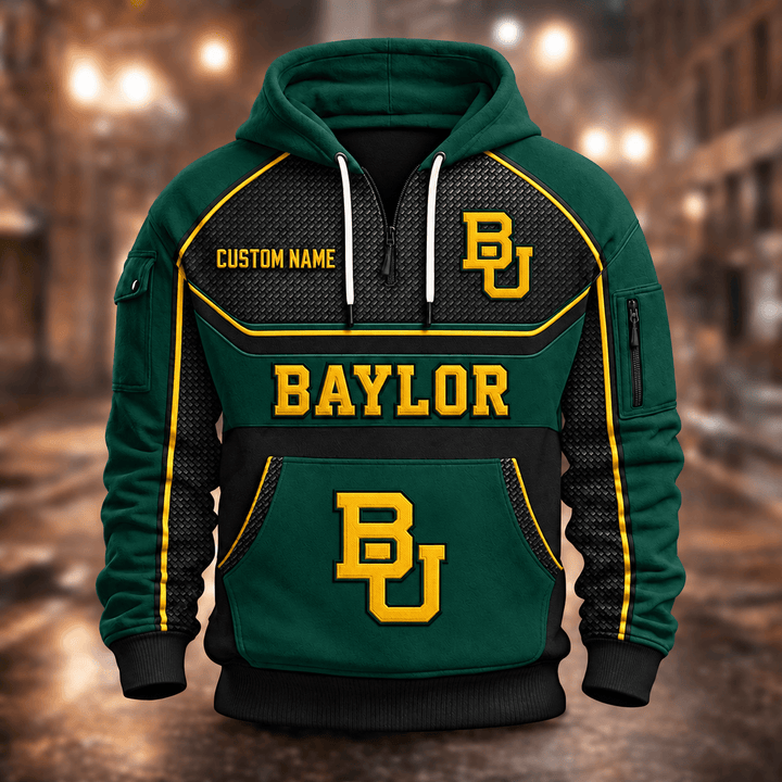 Baylor Bears | Football Quarter Zip Hoodie K53395