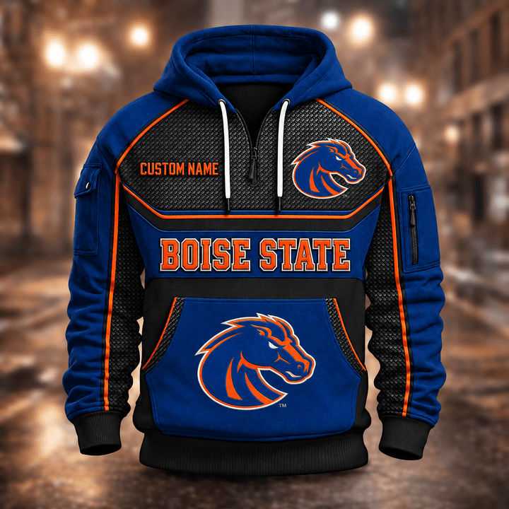Boise State Broncos | Football Quarter Zip Hoodie K53395