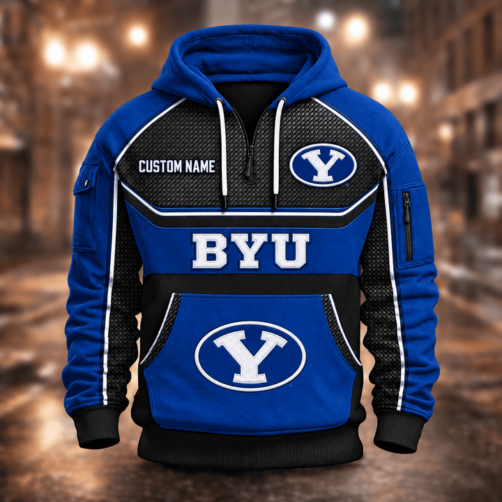 BYU Cougars | Football Quarter Zip Hoodie K53395