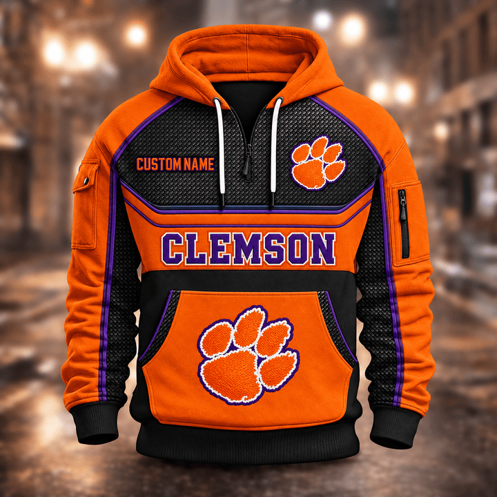 Clemson Tigers | Football Quarter Zip Hoodie K53395