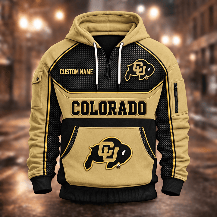 Colorado Buffaloes | Football Quarter Zip Hoodie K53395