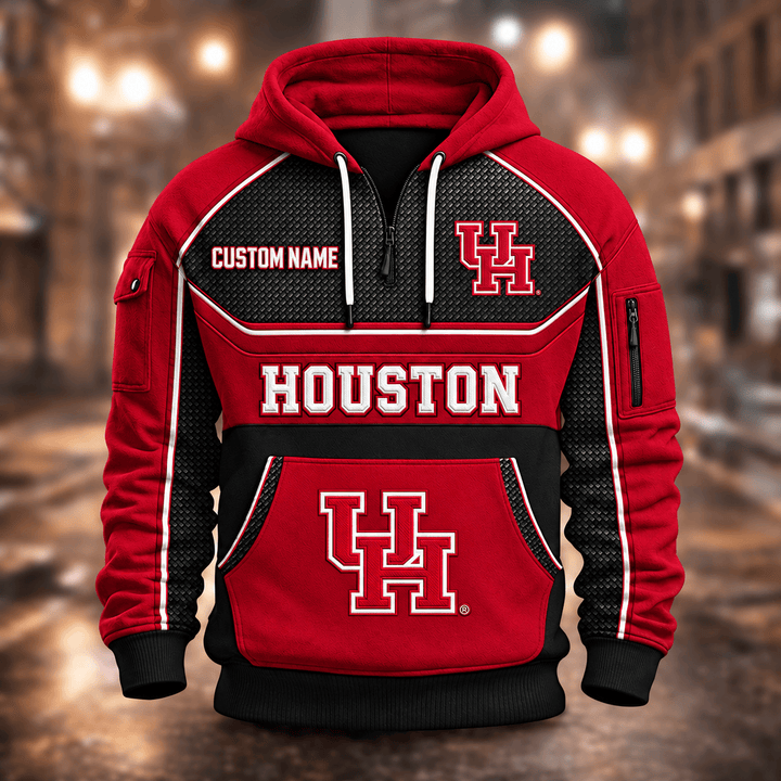 Houston Cougars | Football Quarter Zip Hoodie K53395