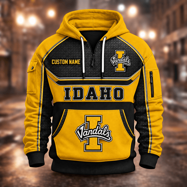 Idaho Vandals | Football Quarter Zip Hoodie K53395