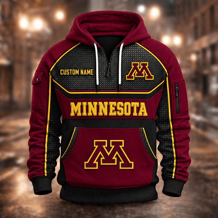 Minnesota Golden Gophers | Football Quarter Zip Hoodie K53395