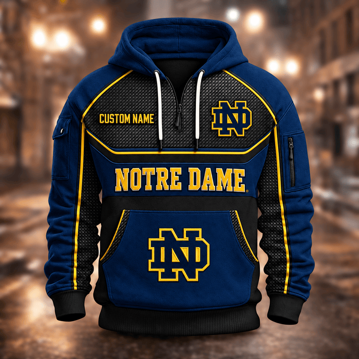 Notre Dame Fighting Irish | Football Quarter Zip Hoodie K53395