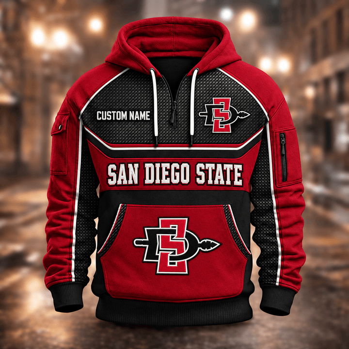 San Diego State Aztecs | Football Quarter Zip Hoodie K53395