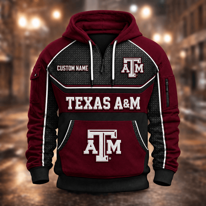 Texas A&M Aggies | Football Quarter Zip Hoodie K53395