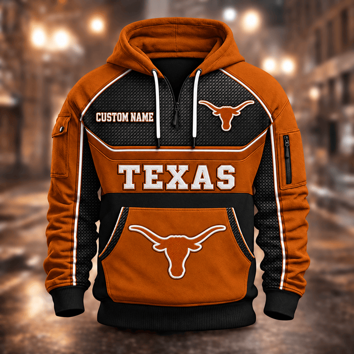 Texas Longhorns | Football Quarter Zip Hoodie K53395