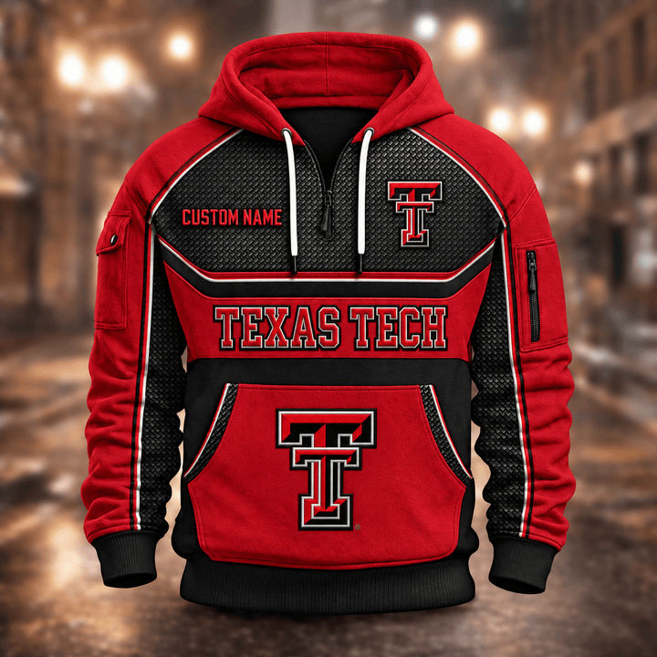 Texas Tech Red Raiders | Football Quarter Zip Hoodie K53395