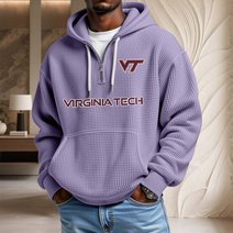 Virginia Tech Hokies | Waffle Knit Football Hoodie K1194