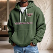 Virginia Tech Hokies | Waffle Knit Football Hoodie K1194