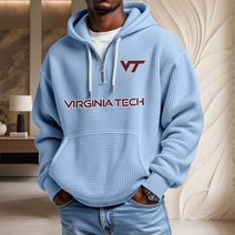Virginia Tech Hokies | Waffle Knit Football Hoodie K1194