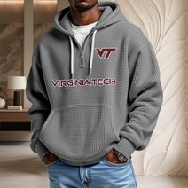 Virginia Tech Hokies | Waffle Knit Football Hoodie K1194