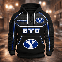BYU Cougars | Football Quarter Zip Hoodie K53395
